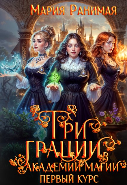 Три грации в академии магии. Первый курс